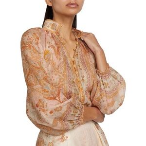 Zimmermann Acacia Billow Blouse - 2025 Collection